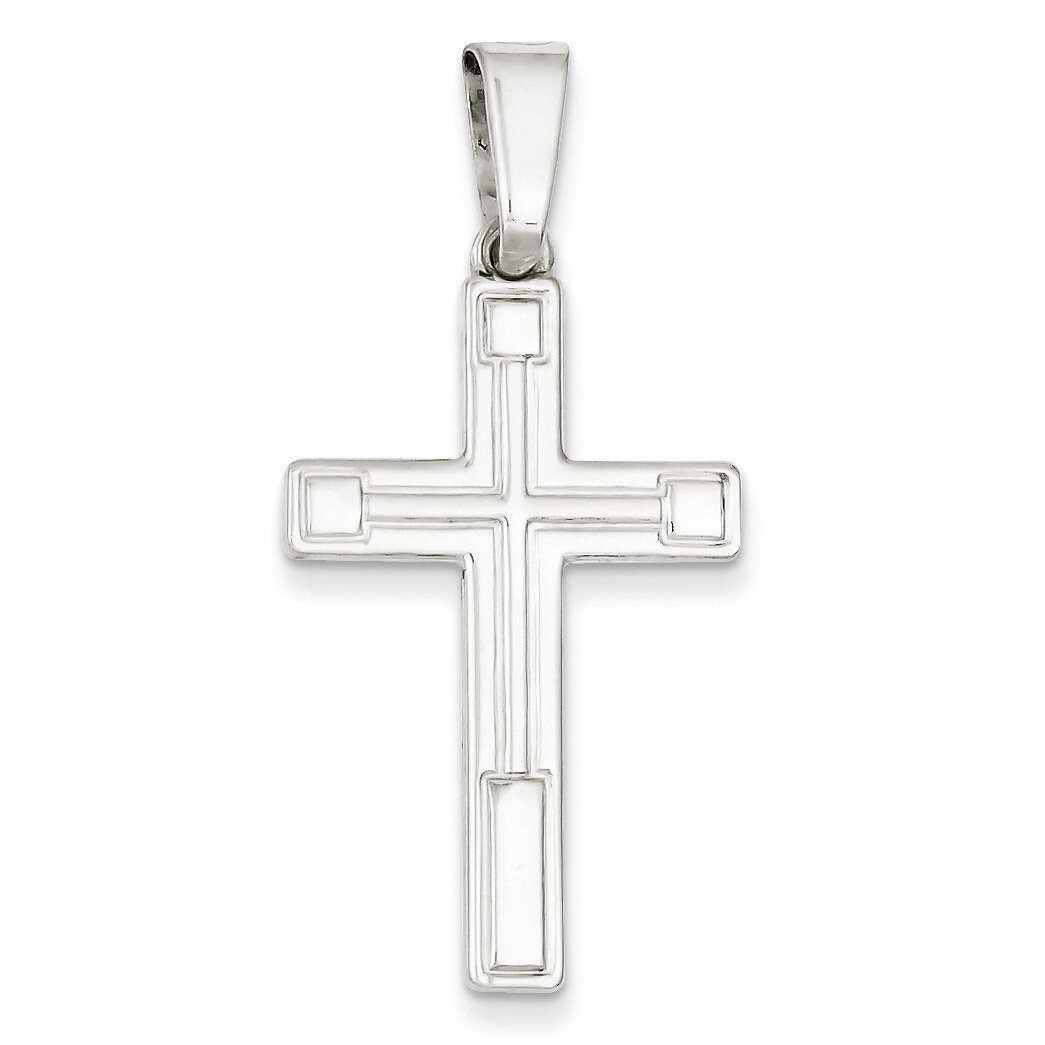 Cross Pendant Sterling Silver Polished QC7219, MPN: QC7219, 883957580029