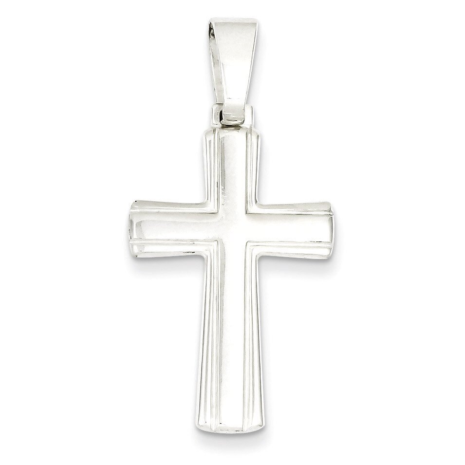 Cross Pendant Sterling Silver Polished QC7220