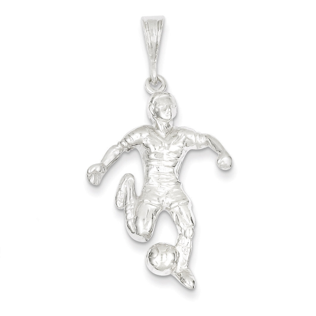 Soccer Player Charm Sterling Silver QC723, MPN: QC723, 883957916781