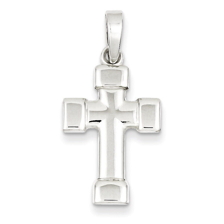 Cross Pendant Sterling Silver Polished QC7238