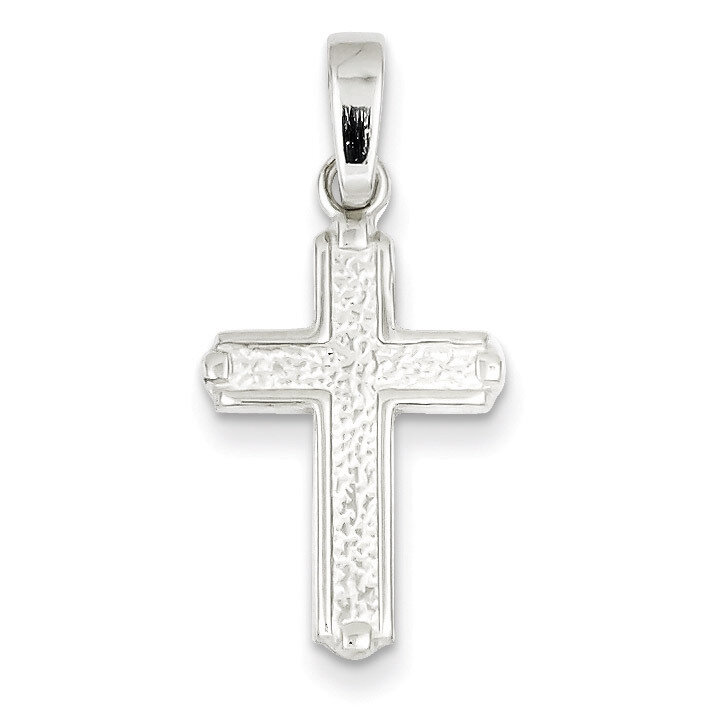 Cross Pendant Sterling Silver Polished QC7239, MPN: QC7239, 883957572291