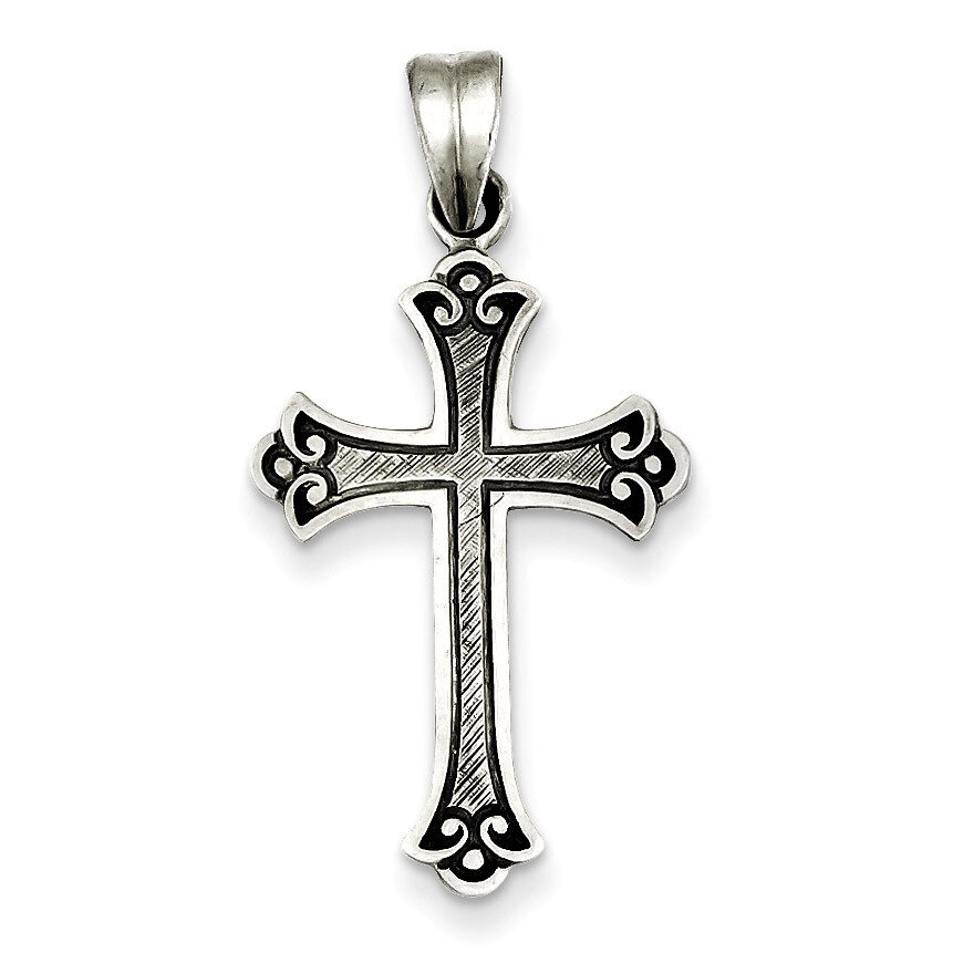 Cross Pendant Antiqued Sterling Silver QC7257, MPN: QC7257, 883957137605