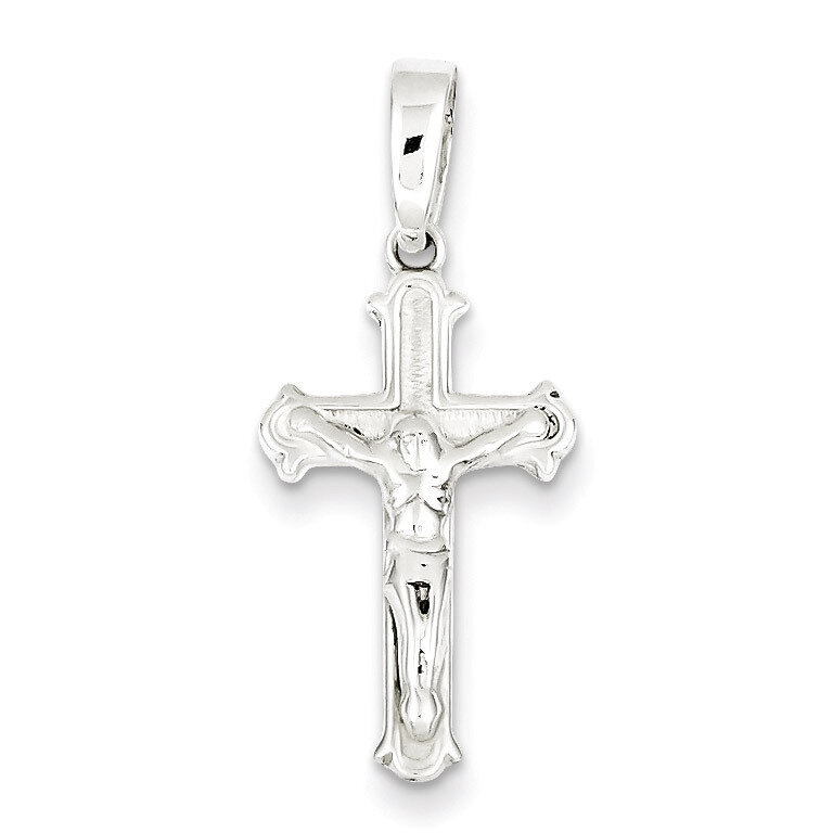 Crucifix Pendant Sterling Silver Polished QC7351, MPN: QC7351, 883957580197