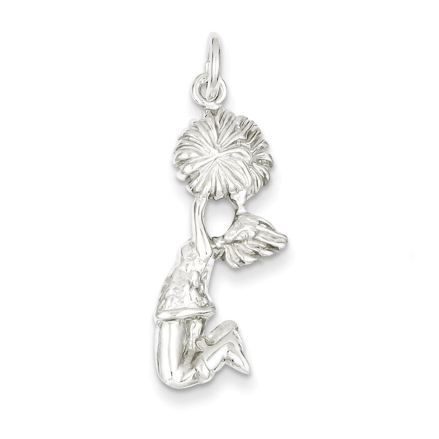 Cheerleader Charm Sterling Silver QC746, MPN: QC746, 883957916897