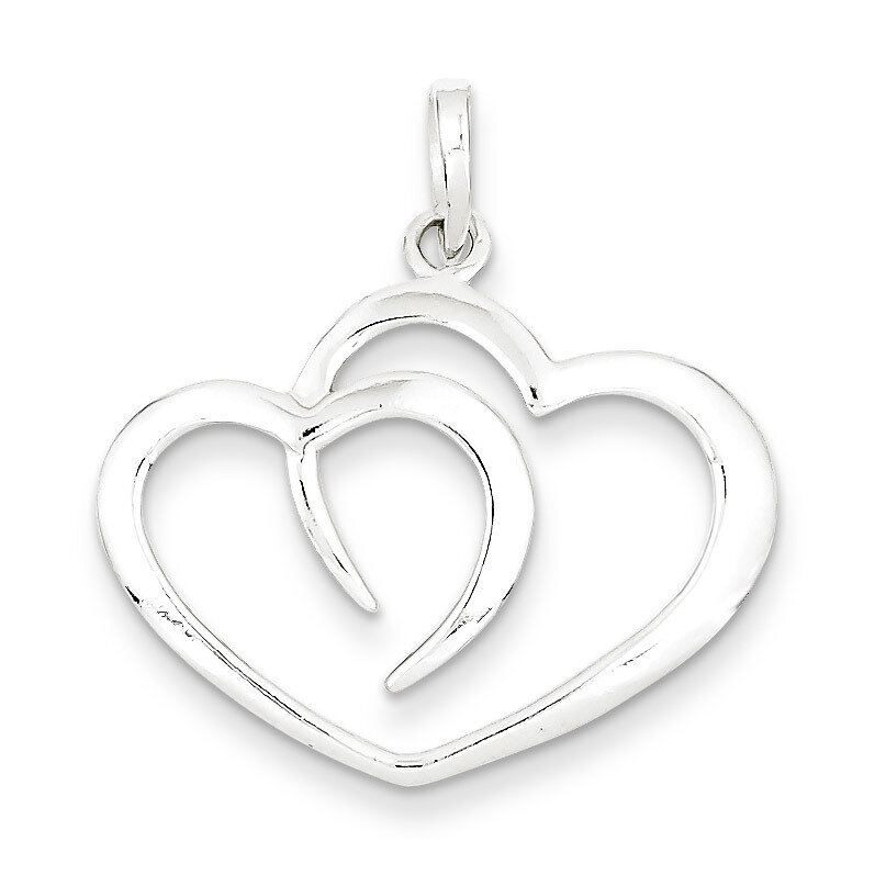 Heart Pendant Sterling Silver Polished QC7475, MPN: QC7475, 883957564289