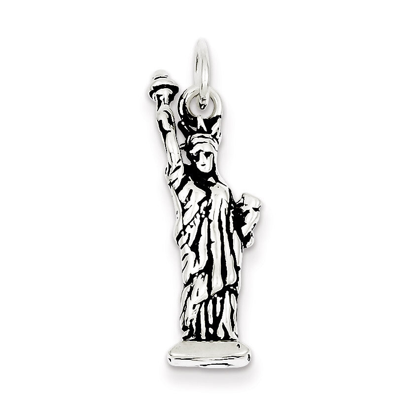 Statue of Liberty Charm Antiqued Sterling Silver QC7603, MPN: QC7603, 883957548500