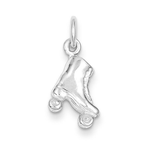 Roller Skate Charm Sterling Silver QC768, MPN: QC768, 883957917023