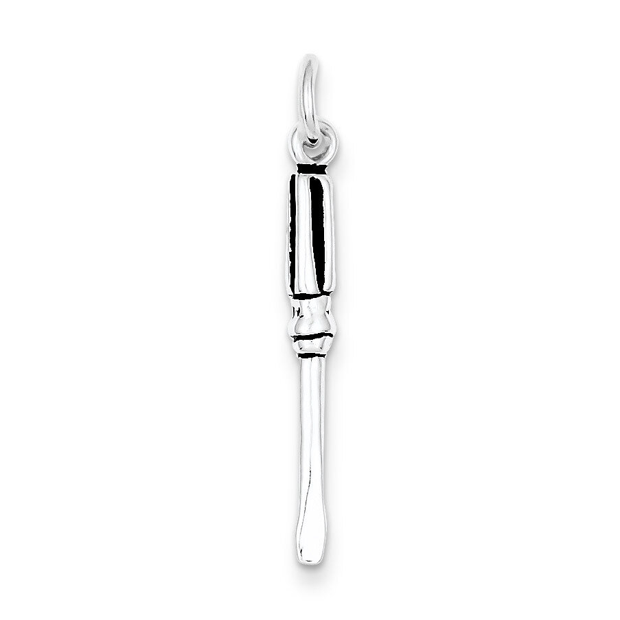 Screwdriver Charm Antiqued Sterling Silver QC7738, MPN: QC7738, 883957575247