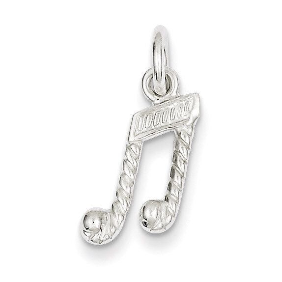 Music Notes Charm Sterling Silver QC776, MPN: QC776, 883957976198