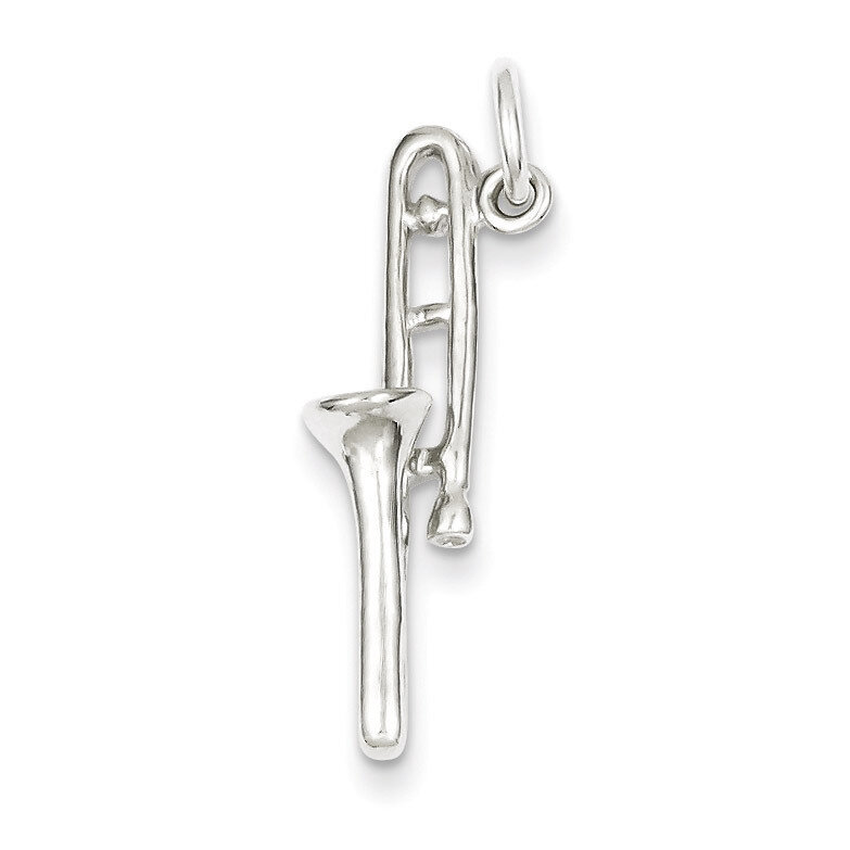 Trombone Charm Sterling Silver QC780, MPN: QC780, 883957917078