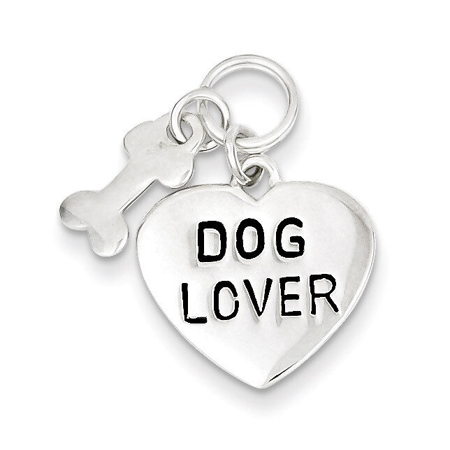 Dog Lover Pendant Sterling Silver QC7820