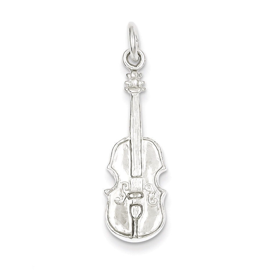 Violin Charm Sterling Silver QC784, MPN: QC784, 883957917115