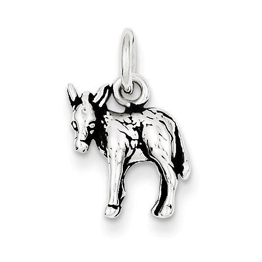 Donkey Charm Antiqued Sterling Silver QC7842, MPN: QC7842, 883957525211