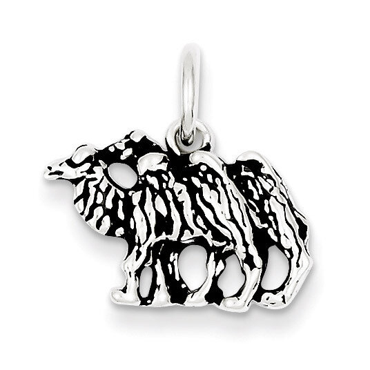 Camel Charm Antiqued Sterling Silver QC7848, MPN: QC7848, 191101463167
