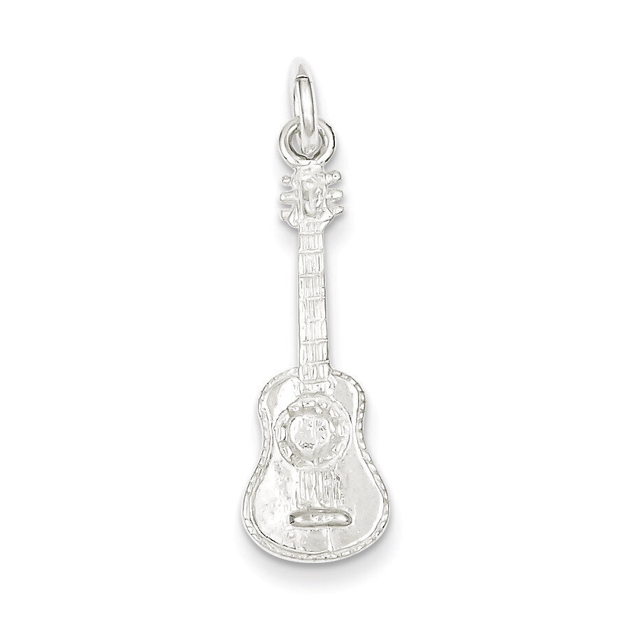 Guitar Charm Sterling Silver QC786, MPN: QC786, 883957917122