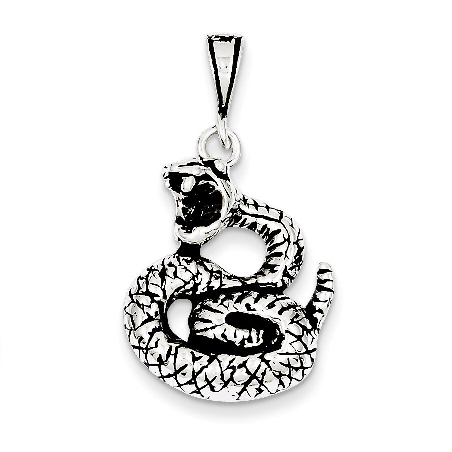 Snake Charm Antiqued Sterling Silver QC7880