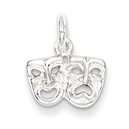 Comedy tragedy Charm Sterling Silver QC800, MPN: QC800, 883957917252