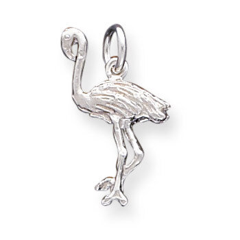 Flamingo Charm Sterling Silver QC874, MPN: QC874, 883957917665