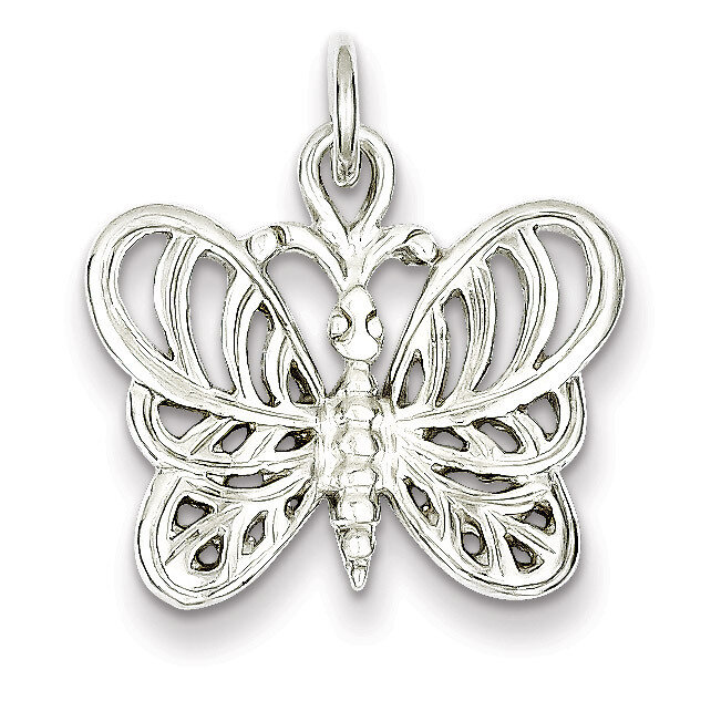 Butterfly Charm Sterling Silver QC884, MPN: QC884, 883957917696