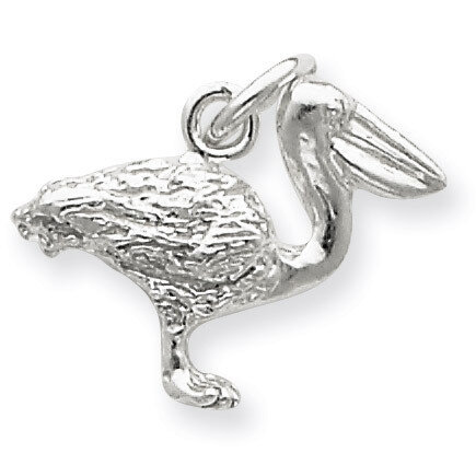 Pelican Charm Sterling Silver QC885