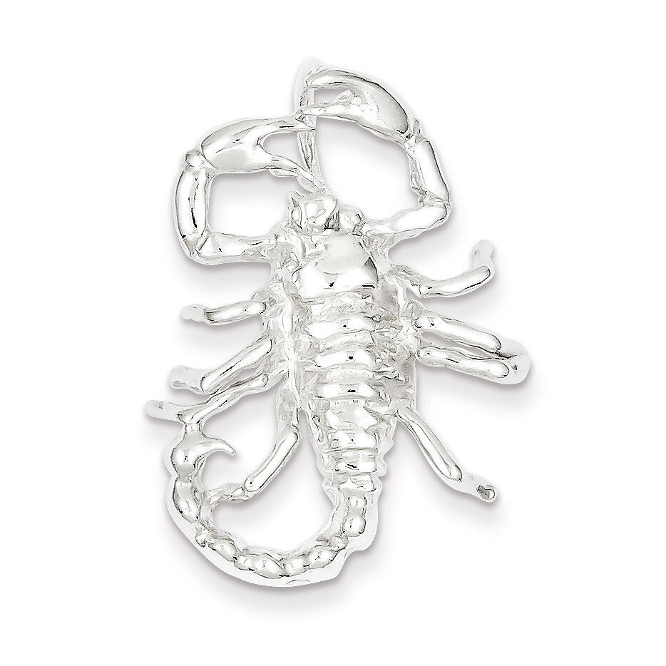 Scorpion Pendant Sterling Silver QC890, MPN: QC890, 883957917740