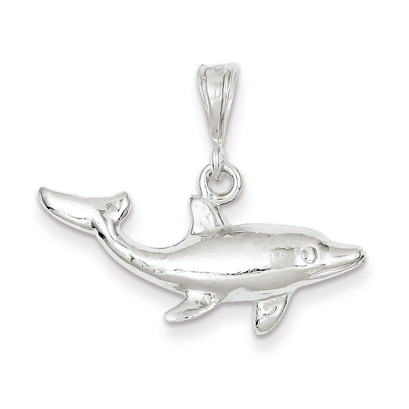 Dolphin Charm Sterling Silver QC943, MPN: QC943, 883957918082