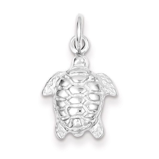 Turtle Charm Sterling Silver QC949, MPN: QC949, 883957918112