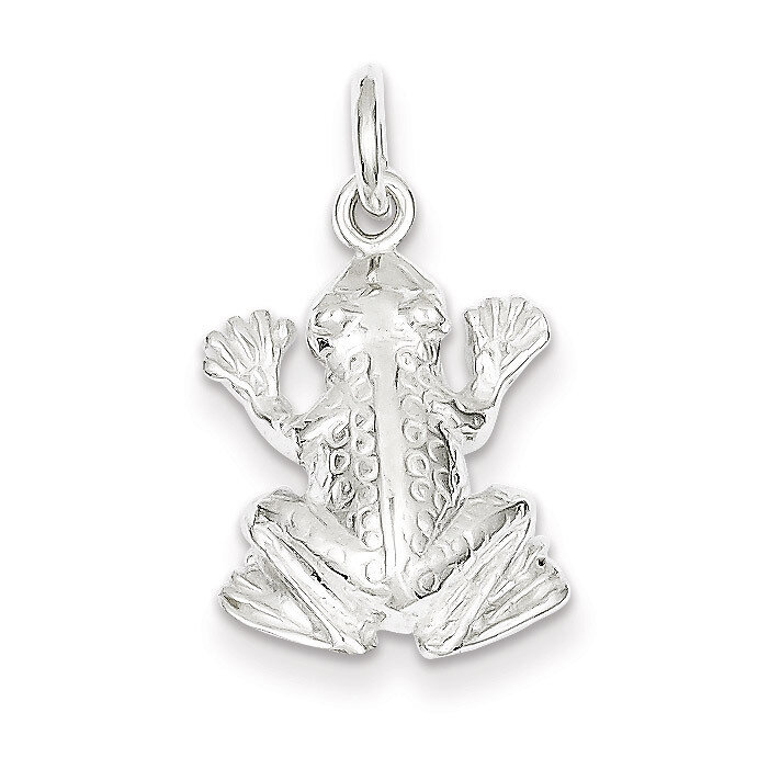 Frog Charm Sterling Silver QC968, MPN: QC968, 883957918174