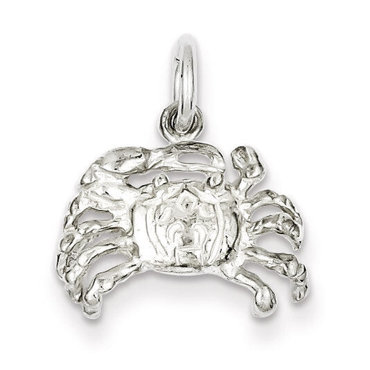 Crab Charm Sterling Silver QC970, MPN: QC970, 883957976358