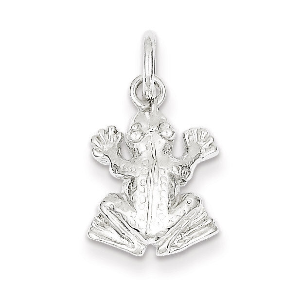 Frog Charm Sterling Silver QC973, MPN: QC973, 883957918204