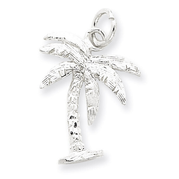 Palm Tree Charm Sterling Silver QC976, MPN: QC976, 883957977157