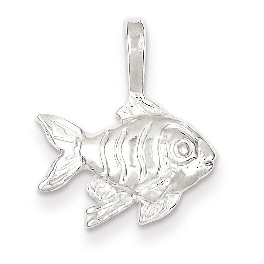Fish Charm Sterling Silver QC980