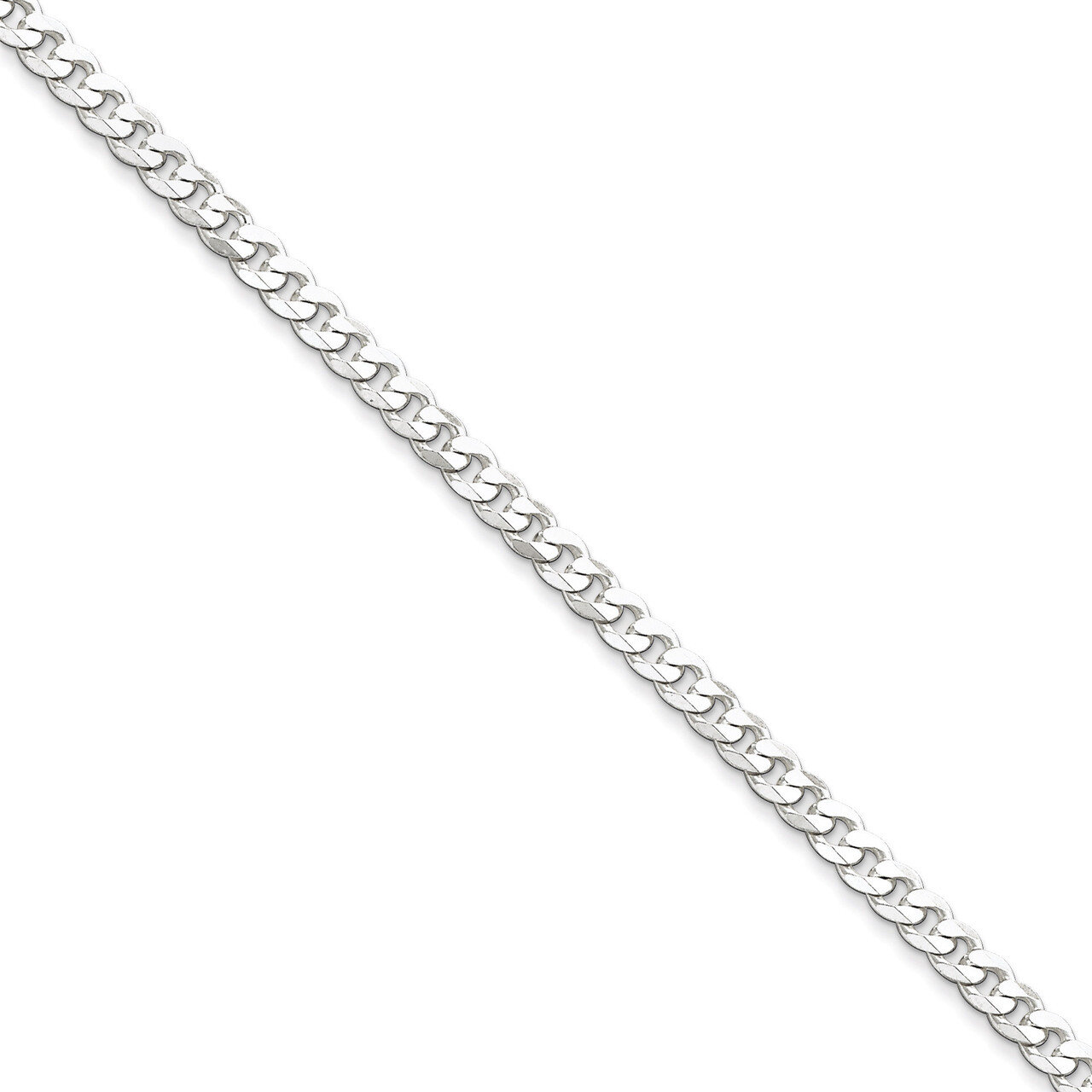 7 Inch 4.25mm Curb Chain Sterling Silver QCB120-7, MPN: QCB120-7, 883957083681