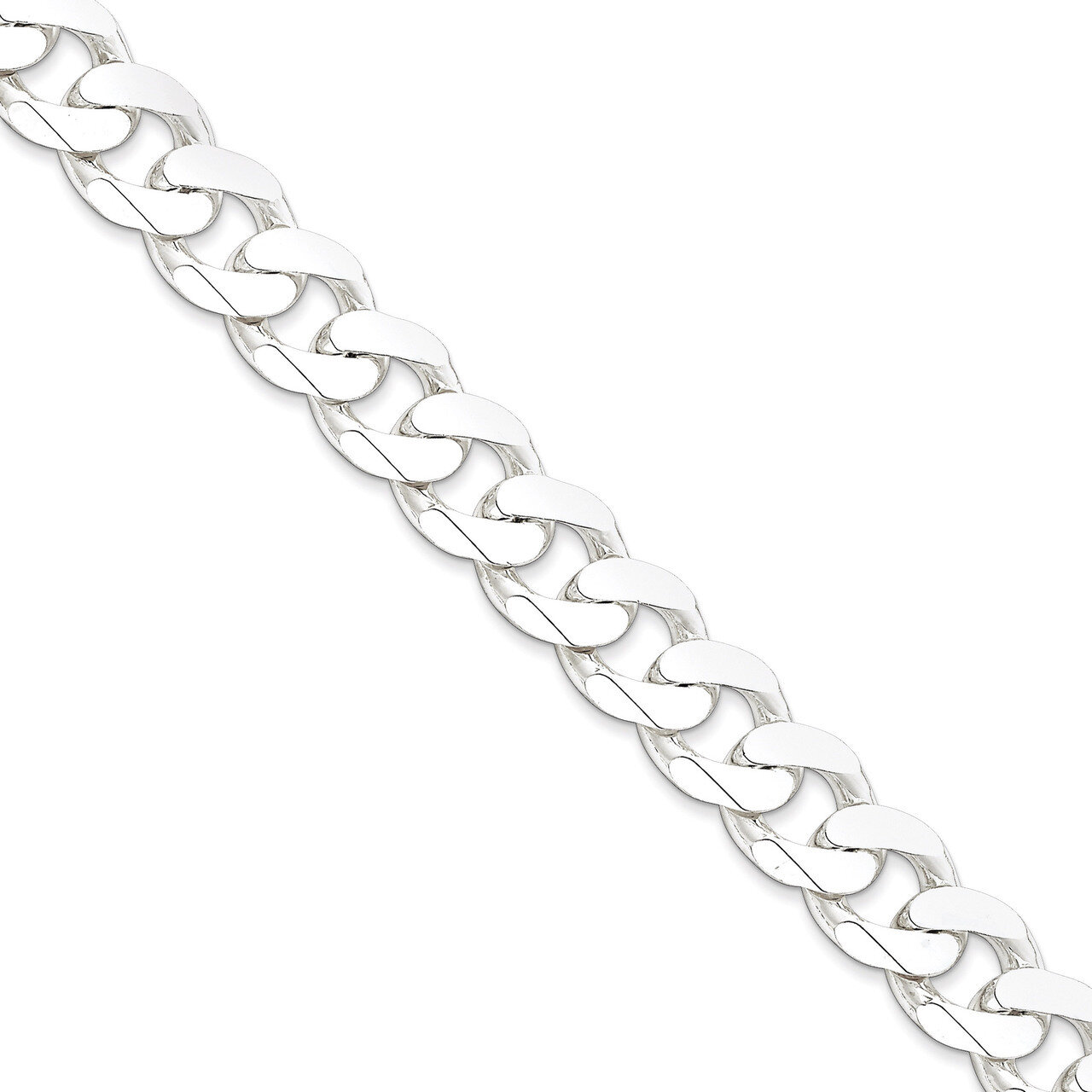 8 Inch 15mm Curb Chain Sterling Silver QCB400-8, MPN: QCB400-8, 886774112213