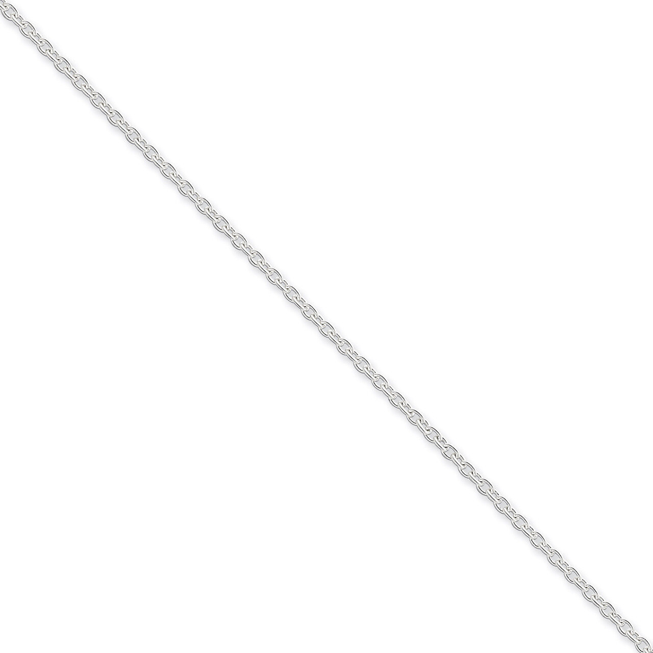 18 Inch 2.25mm Cable Chain Sterling Silver QCL060-18, MPN: QCL060-18, 883957719139