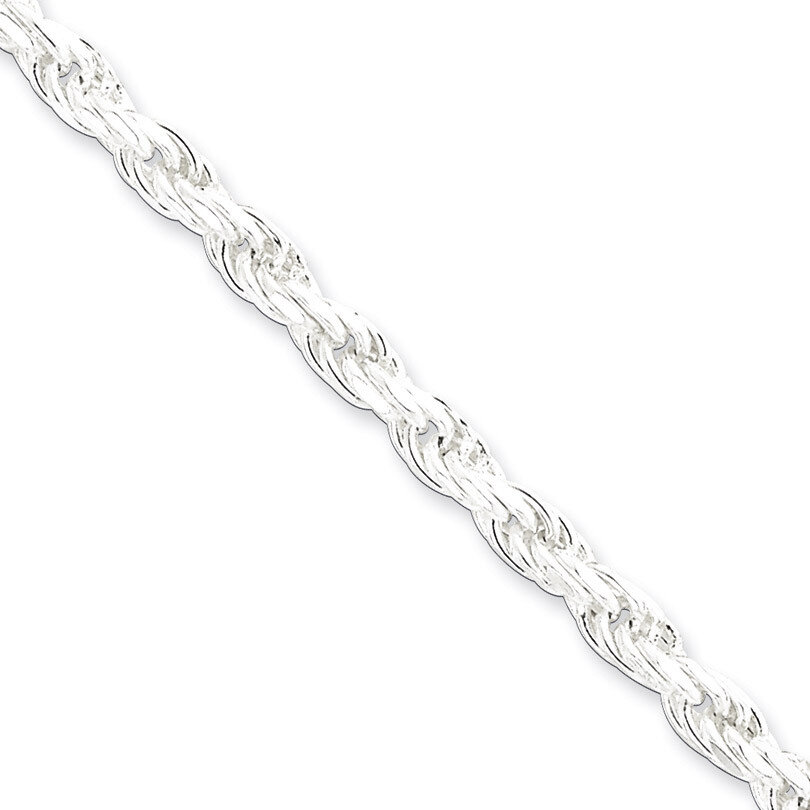 9 Inch 4.75mm Diamond-cut Rope Chain Sterling Silver QDC100-9, MPN: QDC100-9, 886774412092
