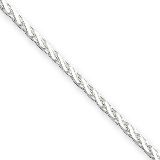 16 Inch 1.5mm Diamond-Cut Spiga Chain Sterling Silver QDS045-16, MPN: QDS045-16, 886774112367