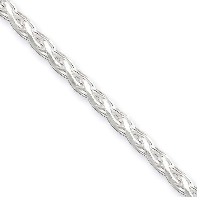 16 Inch 2.75mm Diamond-Cut Spiga Chain Sterling Silver QDS080-16, MPN: QDS080-16, 886774112381