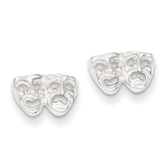 Comedy tragedy Mini Earrings Sterling Silver QE111, MPN: QE111, 883957921723