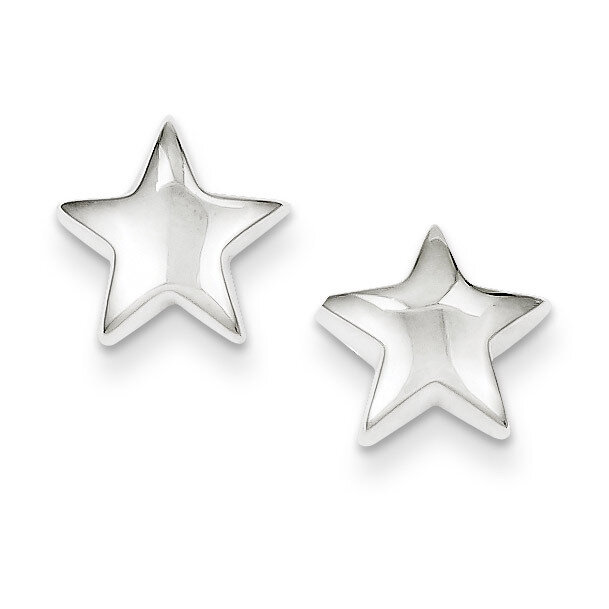 Star Earrings Sterling Silver QE1636