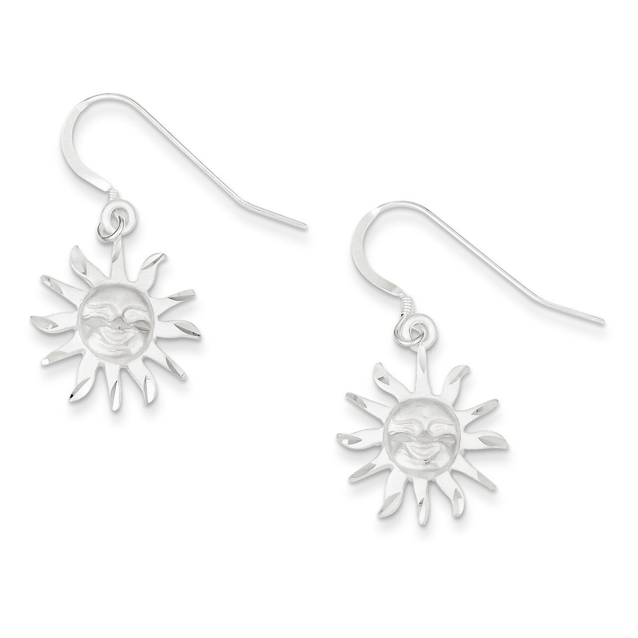 Smiling Sunshine Earrings Sterling Silver QE3334, MPN: QE3334, 886774112633