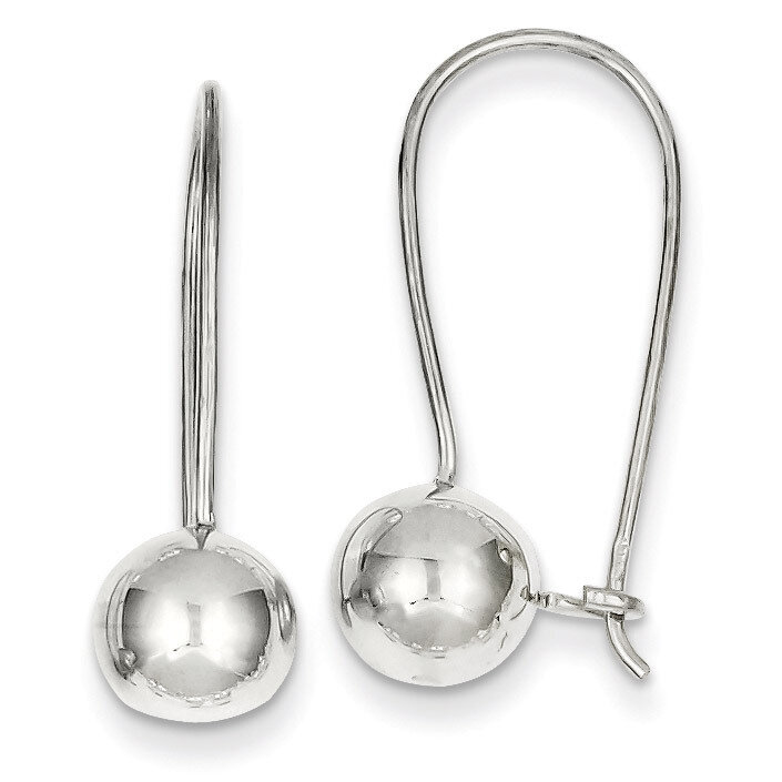 8mm Ball Earrings Sterling Silver QE3479, MPN: QE3479, 883957926988