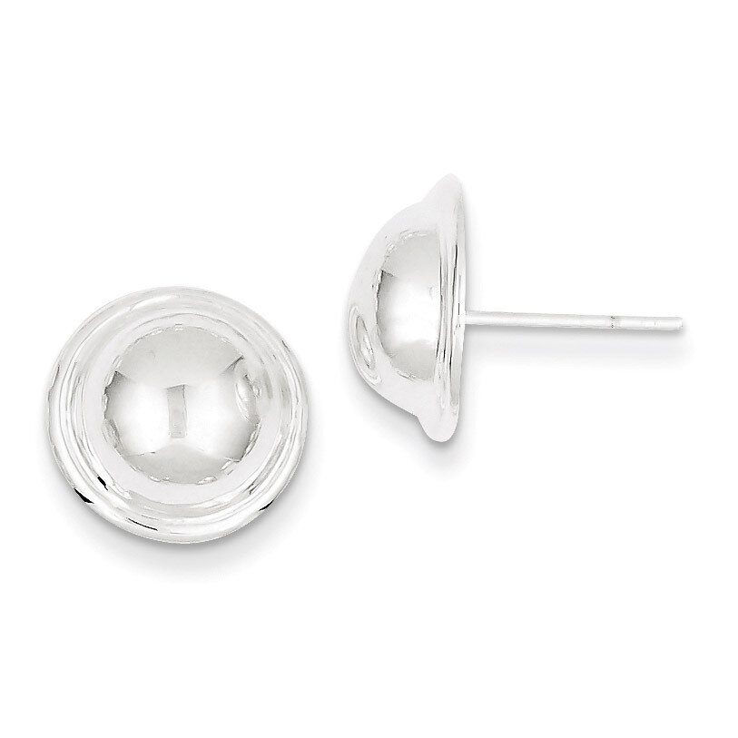 Circle Earrings Sterling Silver QE3492