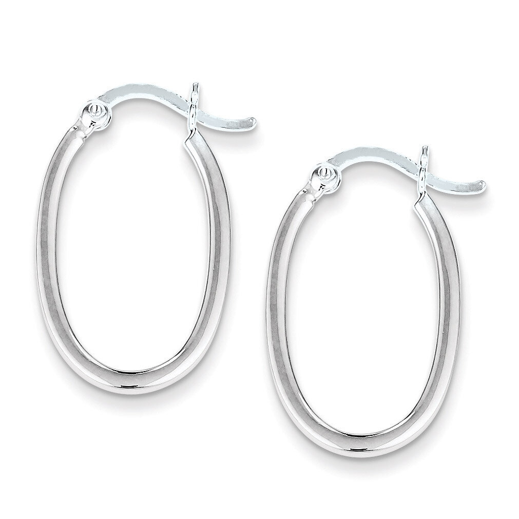 Hoop Earrings Sterling Silver QE3683, MPN: QE3683, 883957718156
