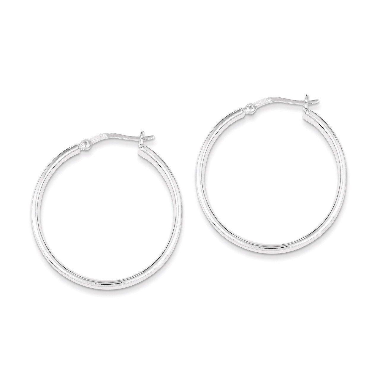 Hoop Earrings Sterling Silver QE3688