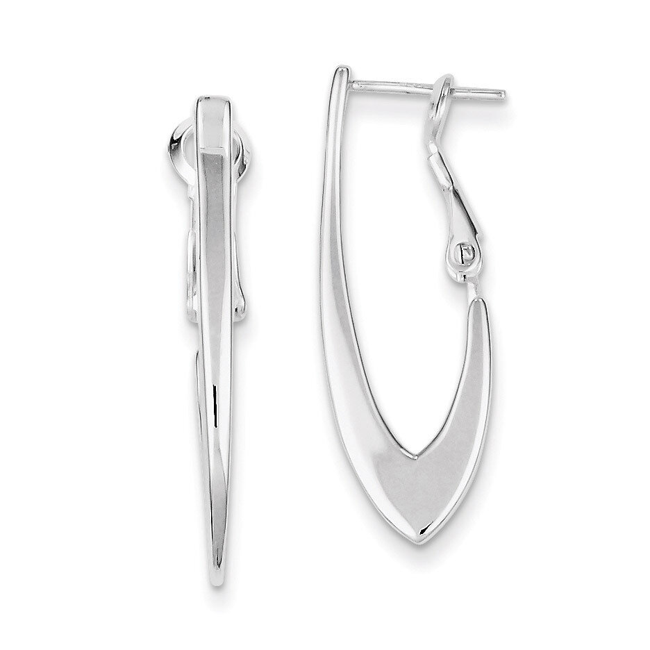 Clip Back Earrings Sterling Silver QE3775, MPN: QE3775, 723252433692