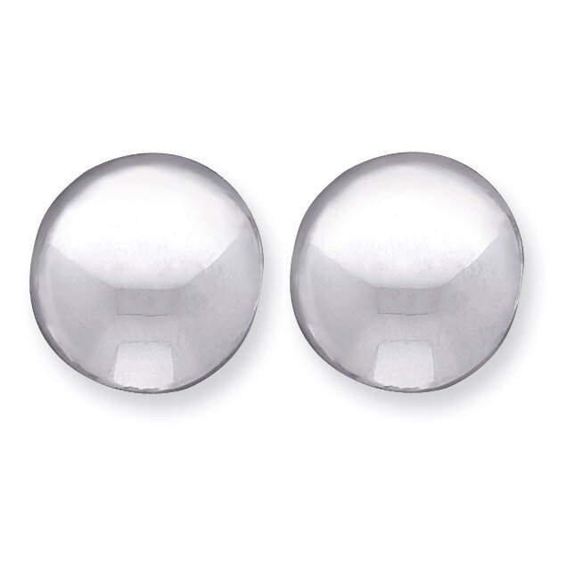 Non-Pierced Button Earrings Sterling Silver QE3809, MPN: QE3809, 883957928043