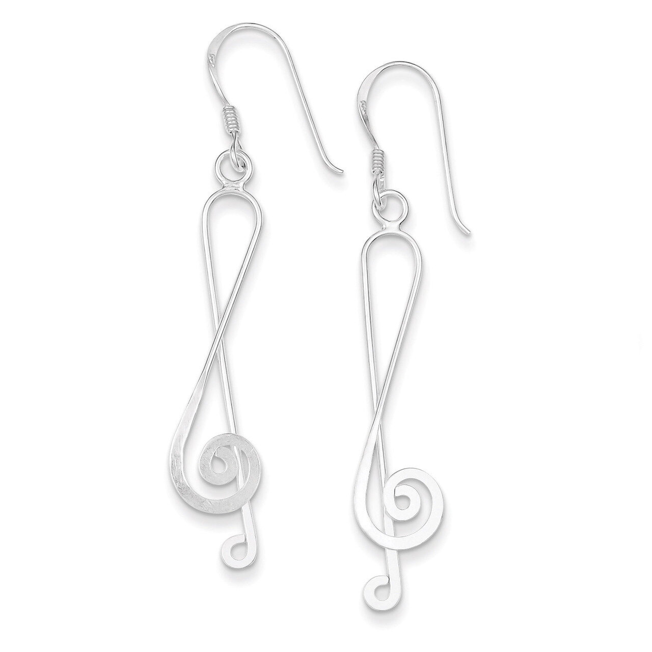 Earrings Sterling Silver Fancy QE3983, MPN: QE3983, 883957928319