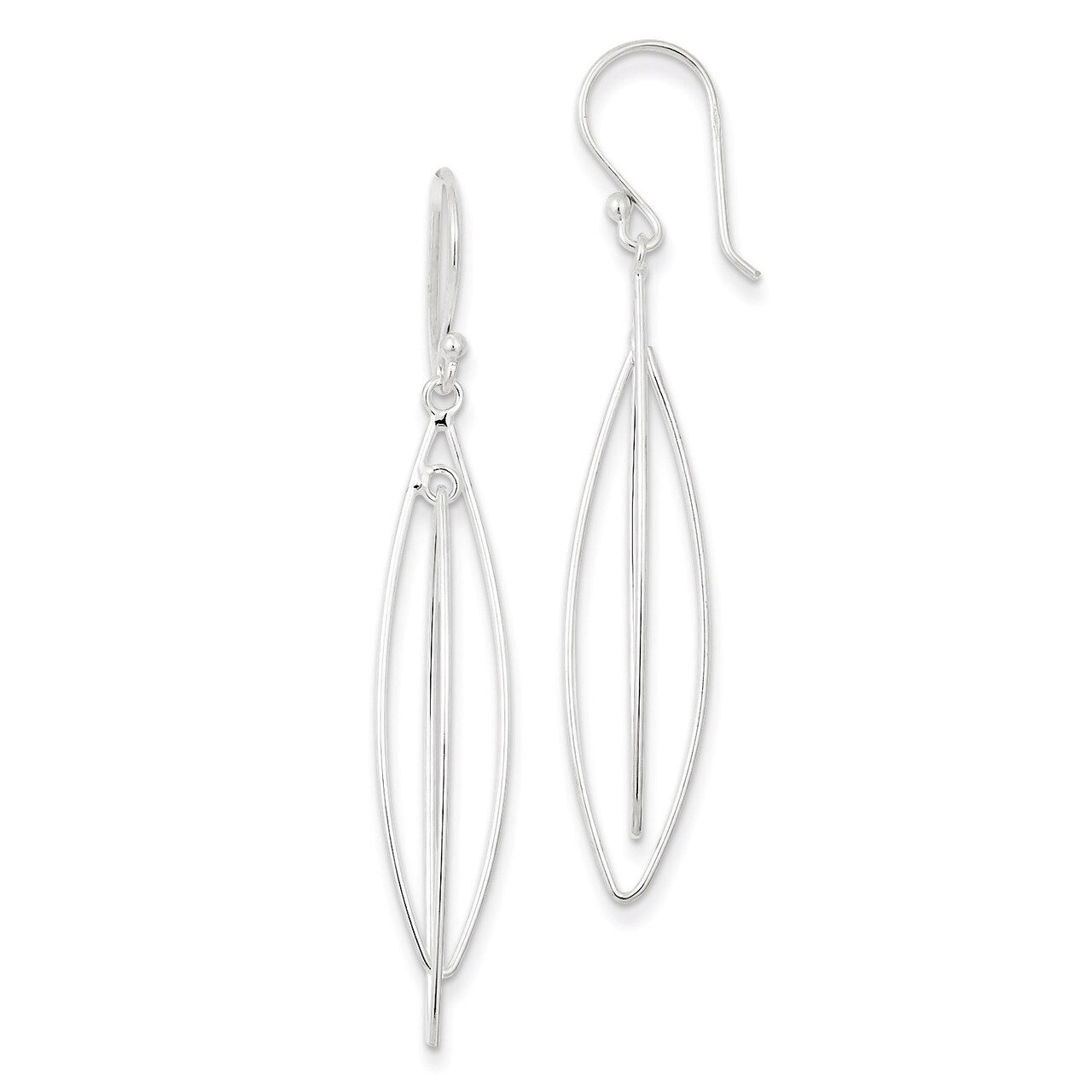 Multi-Hoop Dangle Earrings Sterling Silver QE3985, MPN: QE3985, 883957928333