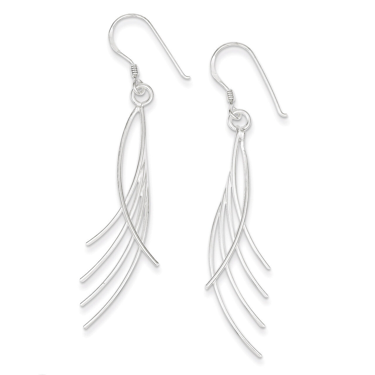 Earrings Sterling Silver Fancy QE3988, MPN: QE3988, 883957928340